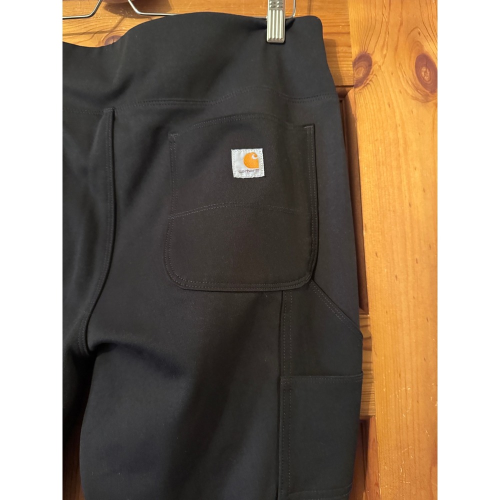 Carhartt Force Utility Leggings L Black High Rise Work Pants Gorpcore - Picture 5 of 9